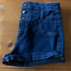 Refuge Mid Waist Jean Shorts